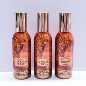 Bath & Body Works CARAMEL PUMPKIN SWIRL Concentrated Room Spray, 1.5 oz (3 Pcs)